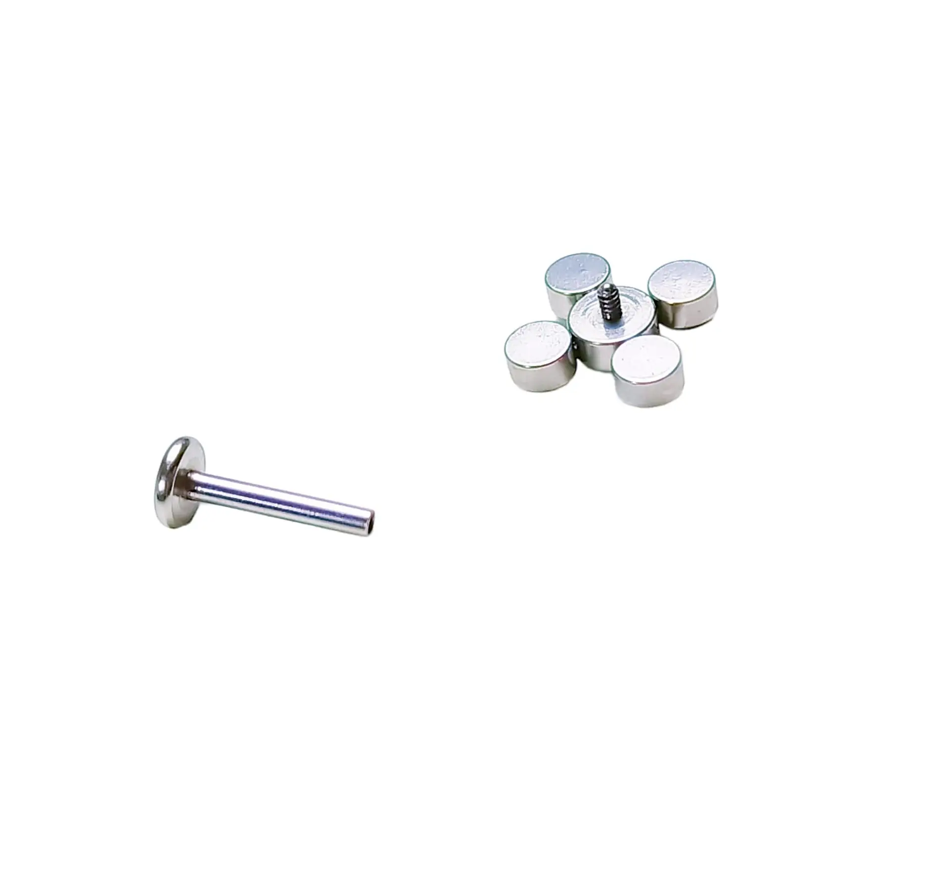 Piercing Punto Luz Tragus Conch Labret Modelo Drone Hipoalergénico Unidad 12