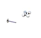 Piercing Punto Luz Tragus Conch Labret Modelo Drone Hipoalergénico Unidad - Miniatura 12