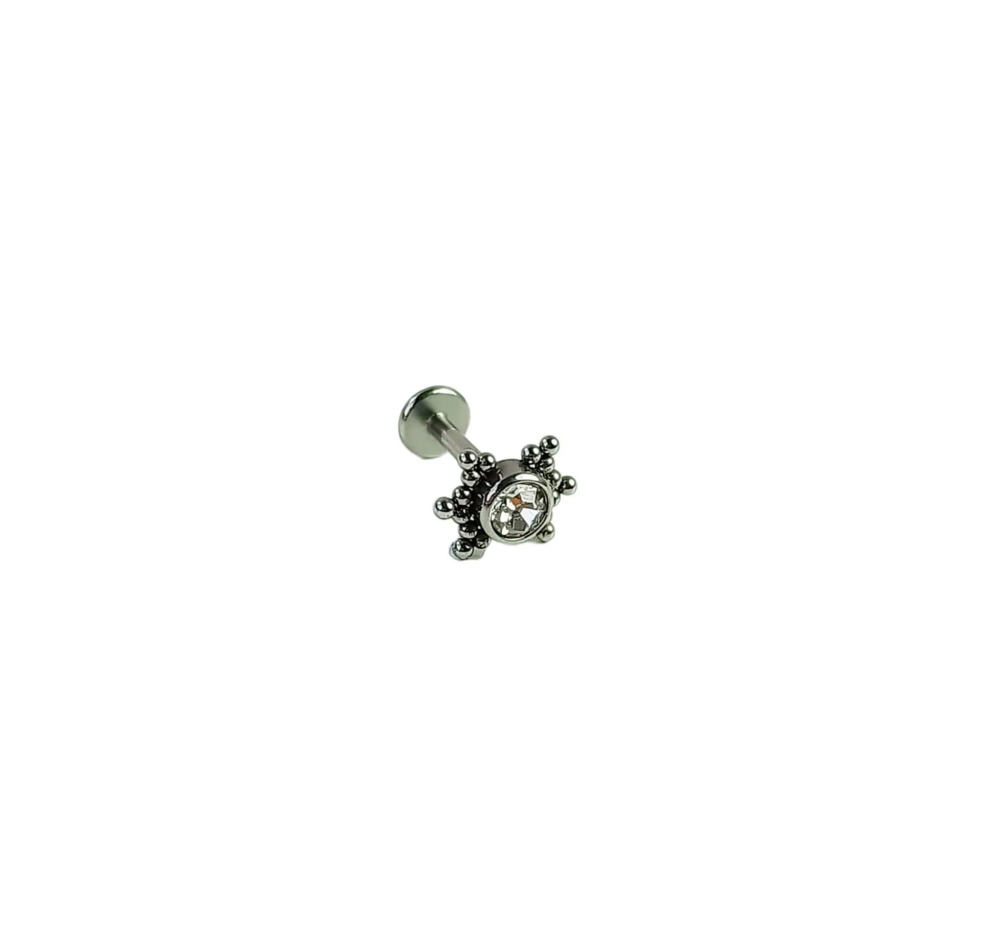 Piercing Oreja Tragus Conch Labret Modelo Spider Hipoalergénico Unidad 6
