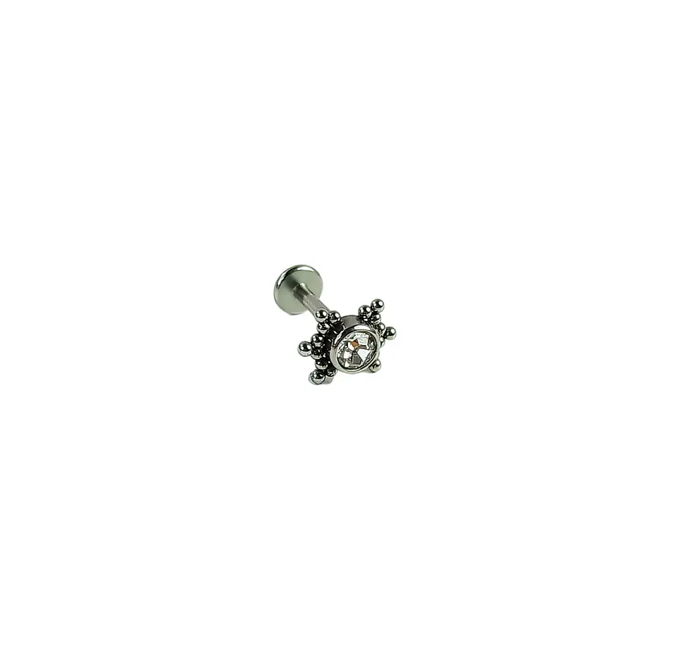 Piercing Oreja Tragus Conch Labret Modelo Spider Hipoalergénico Unidad 6