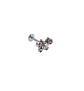 Piercing Oreja Tragus Conch Labret Modelo Mariposa Hipoalergénico Unidad - Miniatura 1