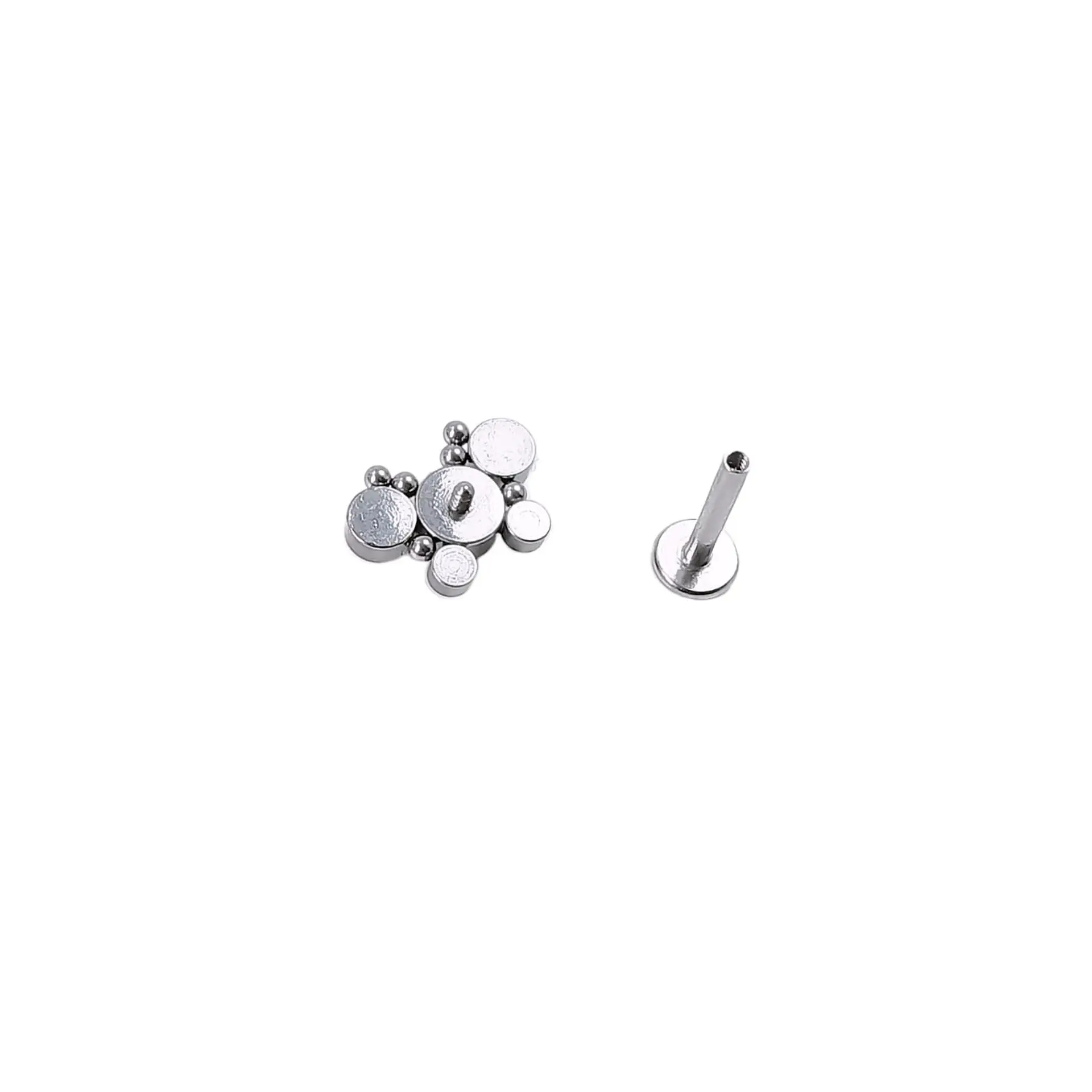 Piercing Oreja Tragus Conch Labret Modelo Mariposa Hipoalergénico Unidad 3