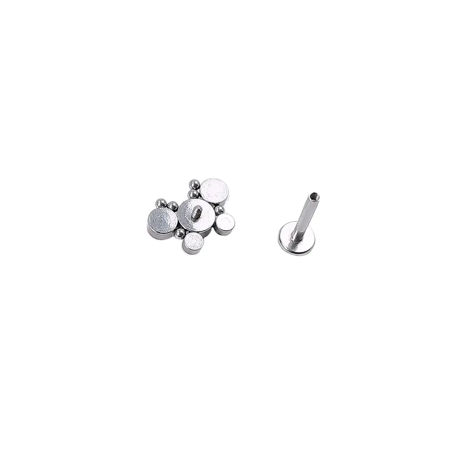 Piercing Oreja Tragus Conch Labret Modelo Mariposa Hipoalergénico Unidad 3