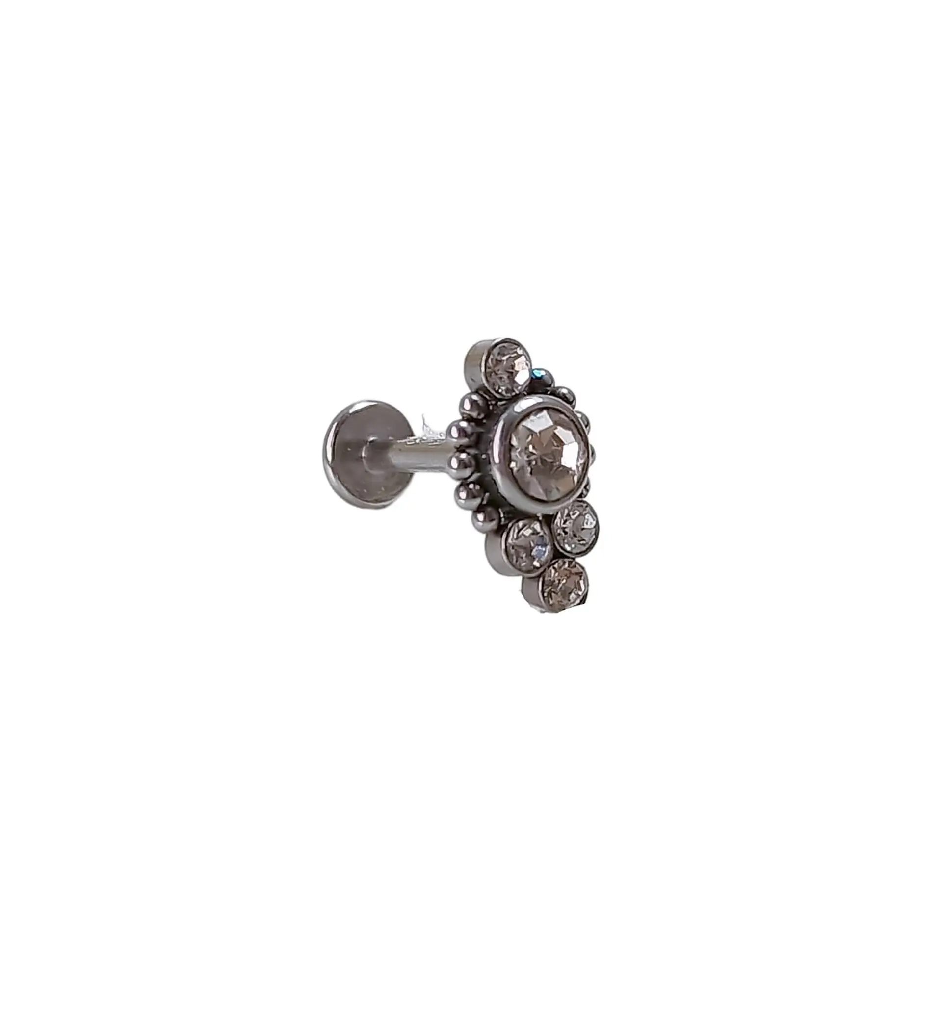 Piercing Oreja Tragus Conch Labret Modelo Bindi a Hipoalergénico Unidad 1