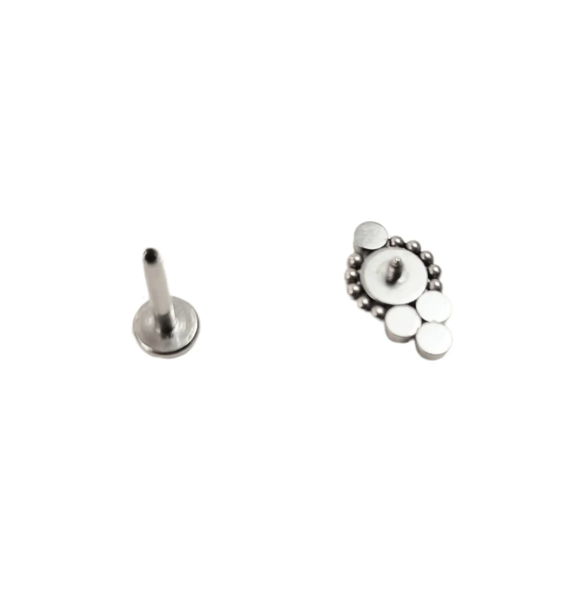Piercing Oreja Tragus Conch Labret Modelo Bindi a Hipoalergénico Unidad 9