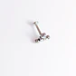 Piercing Oreja Tragus Conch Labret Modelo Triqueta de zirconio Hipoalergenico Unidad - Miniatura 10