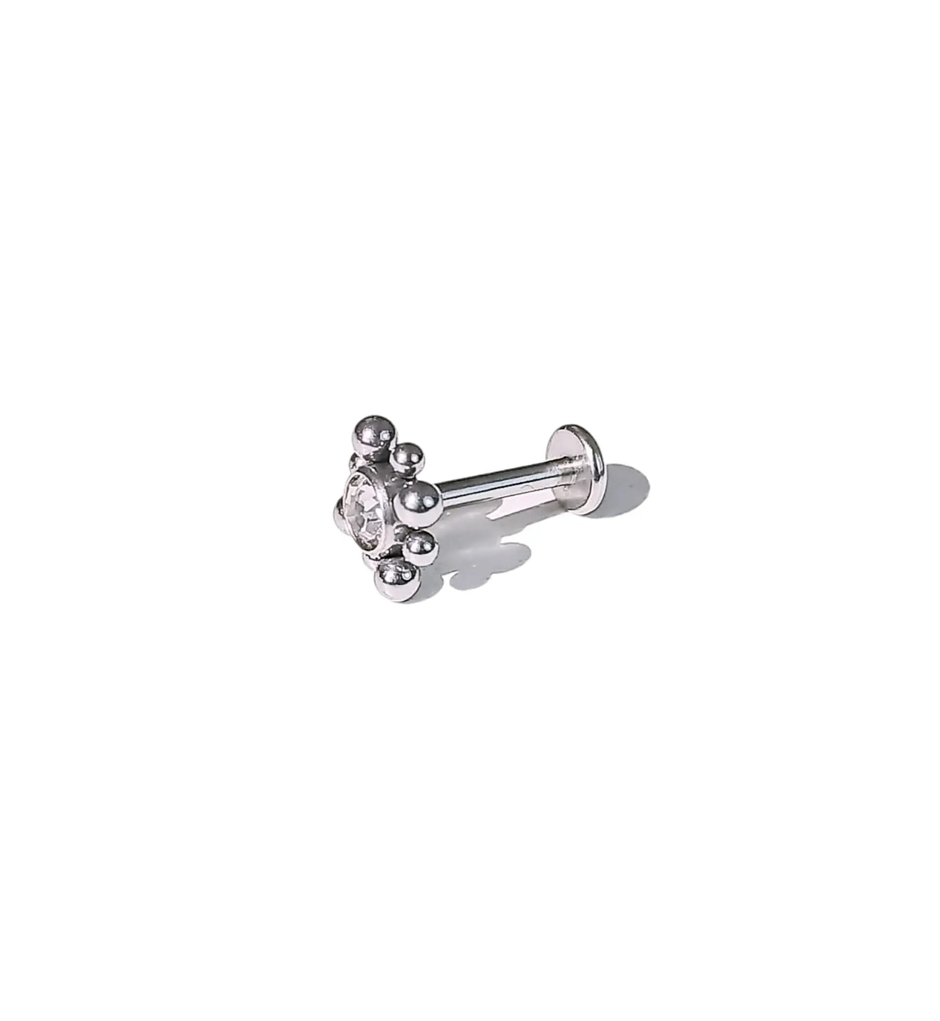 Piercing Oreja Tragus Conch Labret Modelo Petalos Hipoalergenico Unidad 4