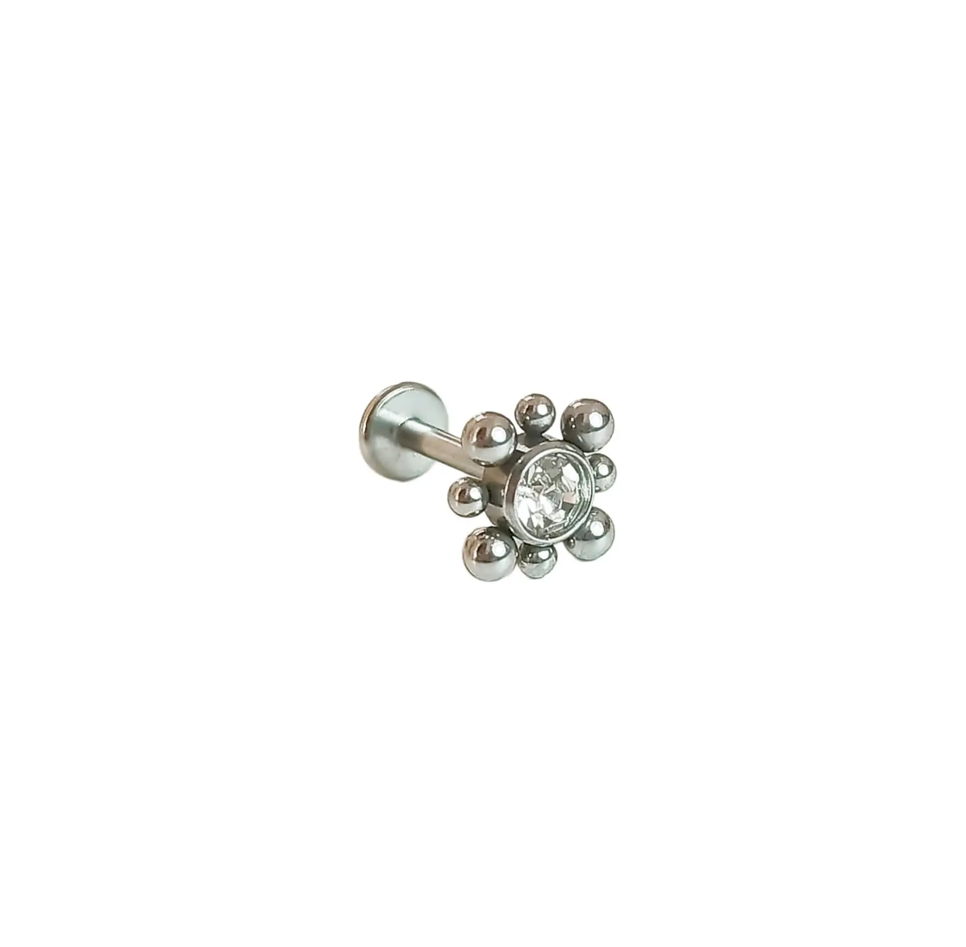 Piercing Oreja Tragus Conch Labret Modelo Petalos Hipoalergenico Unidad 1