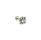 Piercing Oreja Tragus Conch Labret Modelo Petalos Hipoalergenico Unidad - Miniatura 1