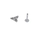 Piercing Oreja Tragus Conch Labret Modelo Pirámide Hipoalergénico Unidad - Miniatura 4