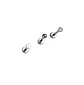 Set Piercing Acero Quirúrgico Modelo Estrella Nostril Labret Punto De Luz  - Miniatura 1