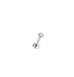 Set Piercing Acero Quirúrgico Modelo Estrella Nostril Labret Punto De Luz  - Miniatura 8