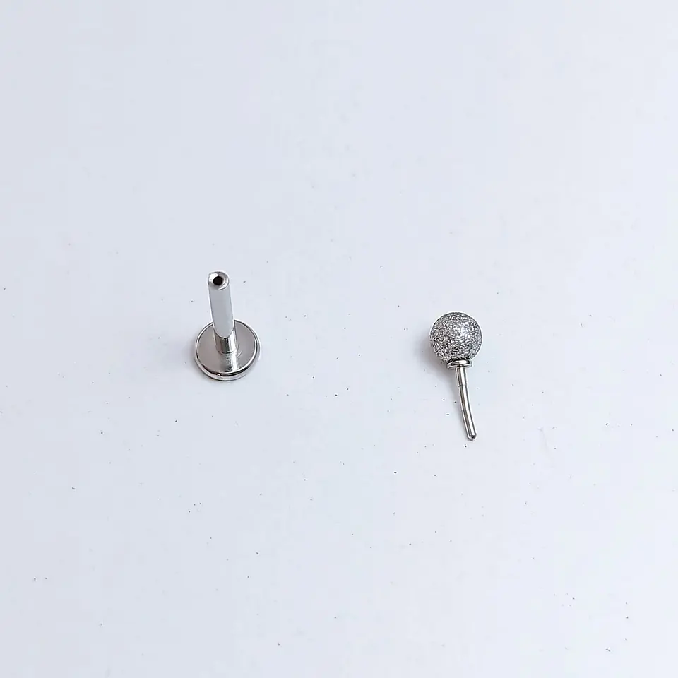 Set Piercing Modelo Nova Acero Quirúrgico Nostril Labret Punto Trepador 10
