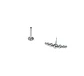 Set Piercing Modelo Nova Acero Quirúrgico Nostril Labret Punto Trepador - Miniatura 4