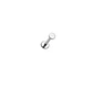 Set Piercing Modelo Fase Lunar Acero Quirúrgico Nostril Labret Luna Punto Luz - Miniatura 6
