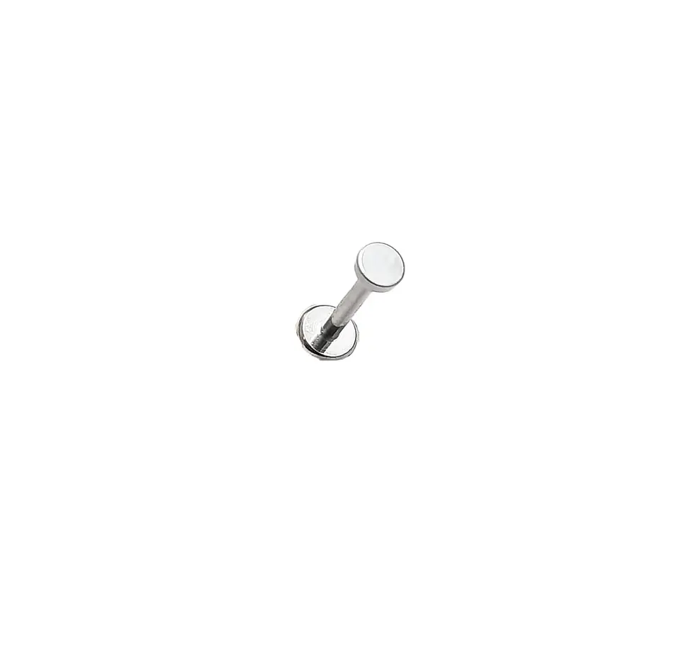 Set Piercing Modelo Fase Lunar Acero Quirúrgico Nostril Labret Luna Punto Luz 6