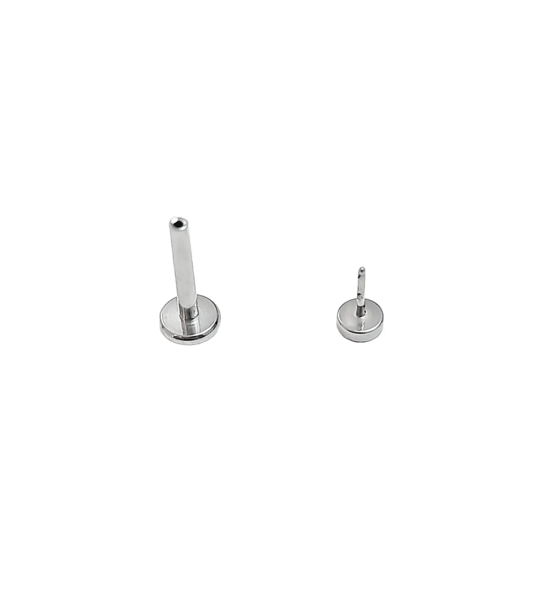 Set Piercing Modelo Fase Lunar Acero Quirúrgico Nostril Labret Luna Punto Luz 3