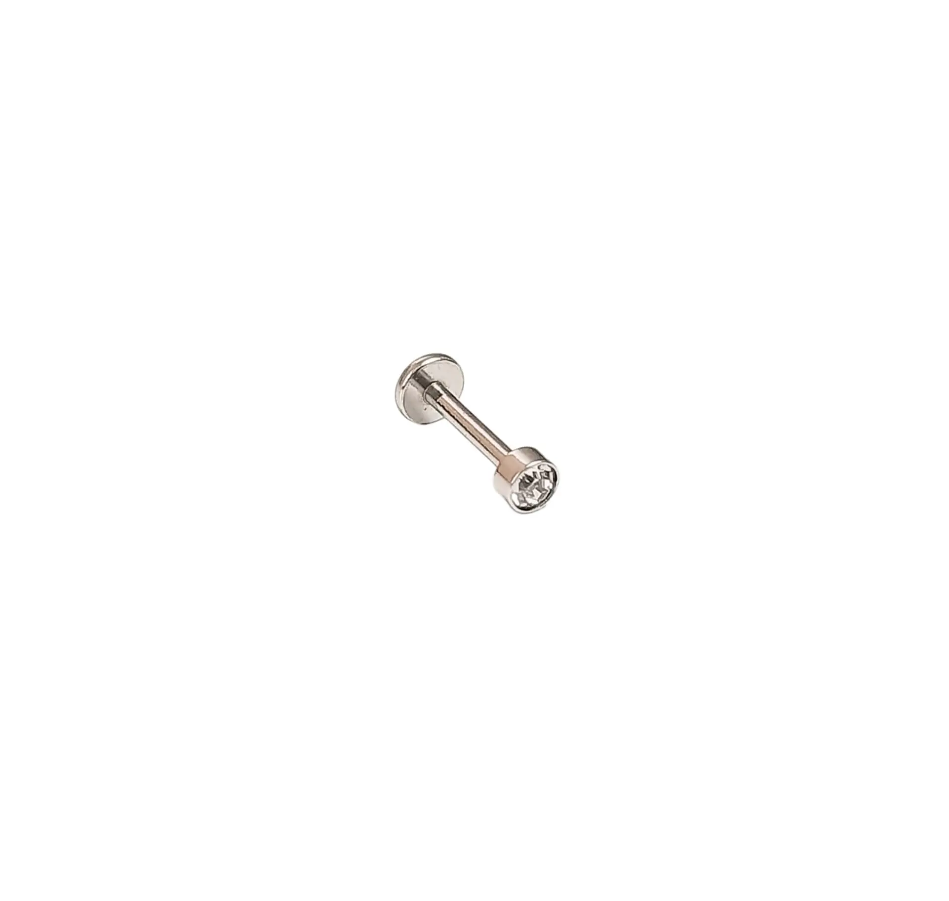 Set Piercing Modelo Fase Lunar Acero Quirúrgico Nostril Labret Luna Punto Luz 7
