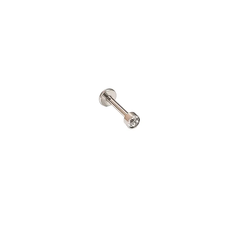 Set Piercing Modelo Fase Lunar Acero Quirúrgico Nostril Labret Luna Punto Luz 7