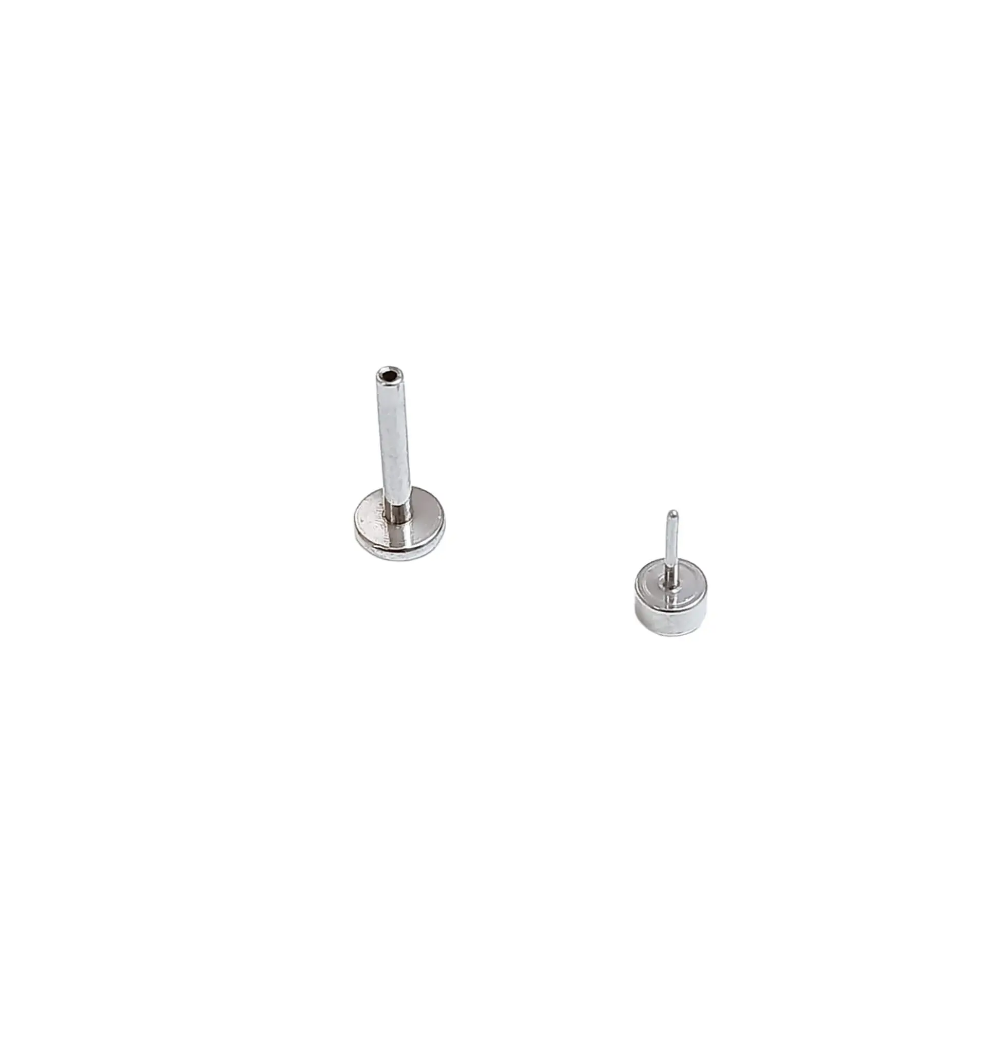 Set Piercing Modelo Fase Lunar Acero Quirúrgico Nostril Labret Luna Punto Luz 8