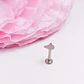 Set Piercing Modelo Kitty kpop Acero Quirúrgico Nostril Labret Cono Perla Pack - Miniatura 5