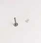 Set Piercing Modelo Kitty kpop Acero Quirúrgico Nostril Labret Cono Perla Pack - Miniatura 6