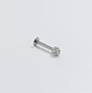 Set Piercing Modelo Kitty kpop Acero Quirúrgico Nostril Labret Cono Perla Pack - Miniatura 12
