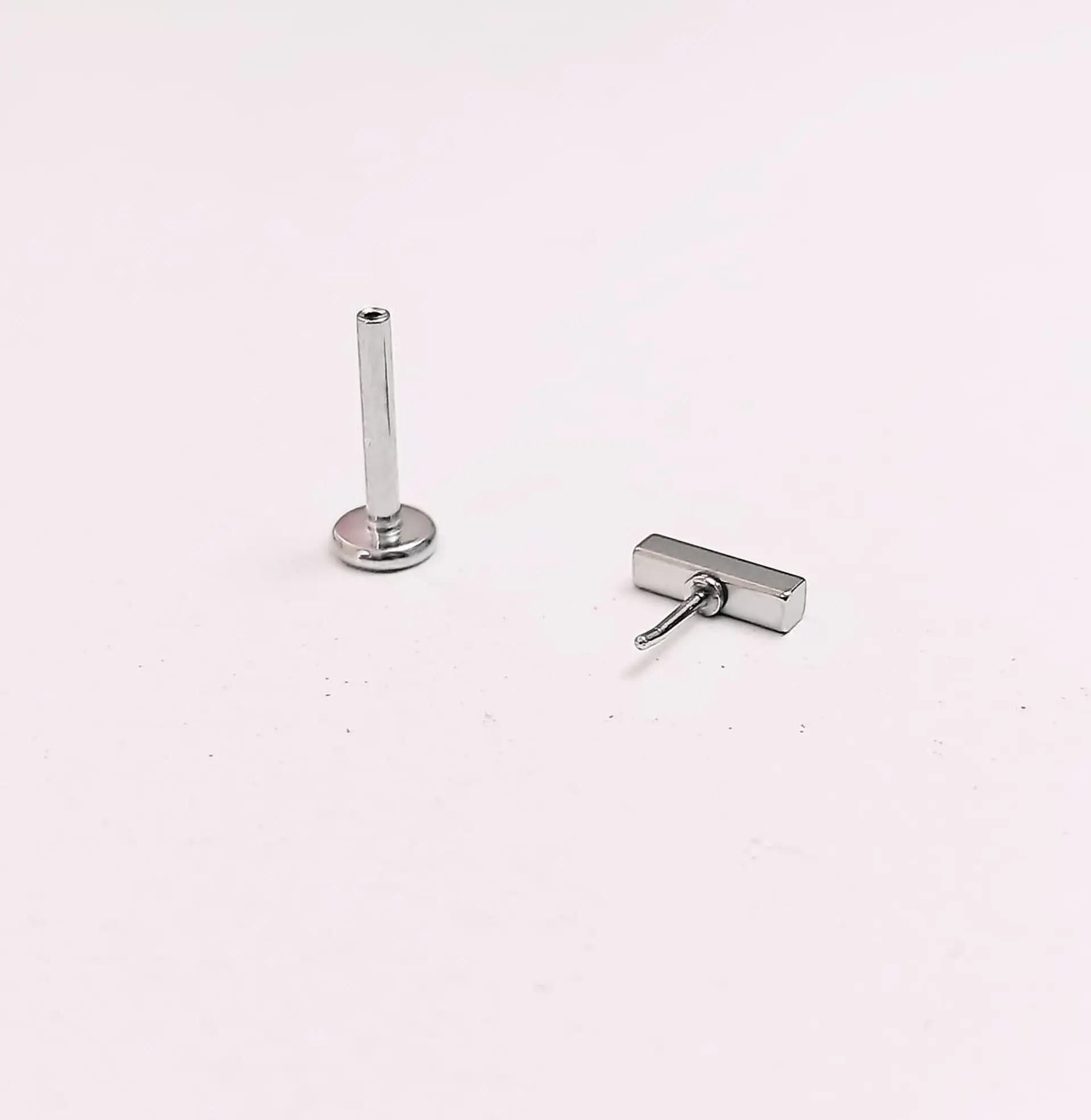 Set Piercing Modelo Geo Acero Quirúrgico Nostril Labret Punto De Luz 5