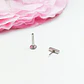 Set Piercing Modelo Geo Acero Quirúrgico Nostril Labret Punto De Luz - Miniatura 10