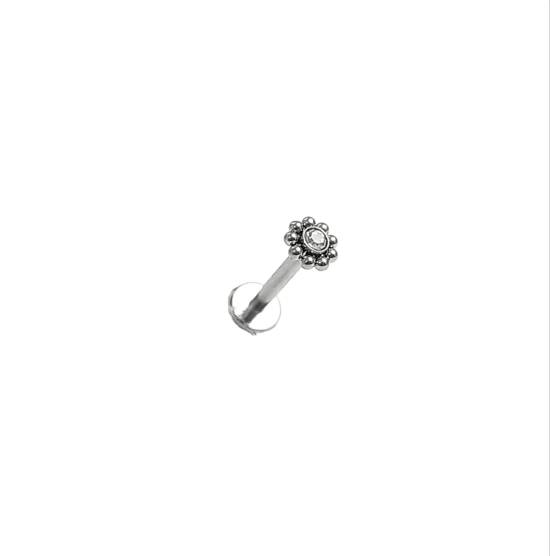 Set Piercing Modelo Geo Acero Quirúrgico Nostril Labret Punto De Luz 6