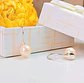 Aros aretes perlas de agua dulce colores plata 925 elegante bellos - Miniatura 2