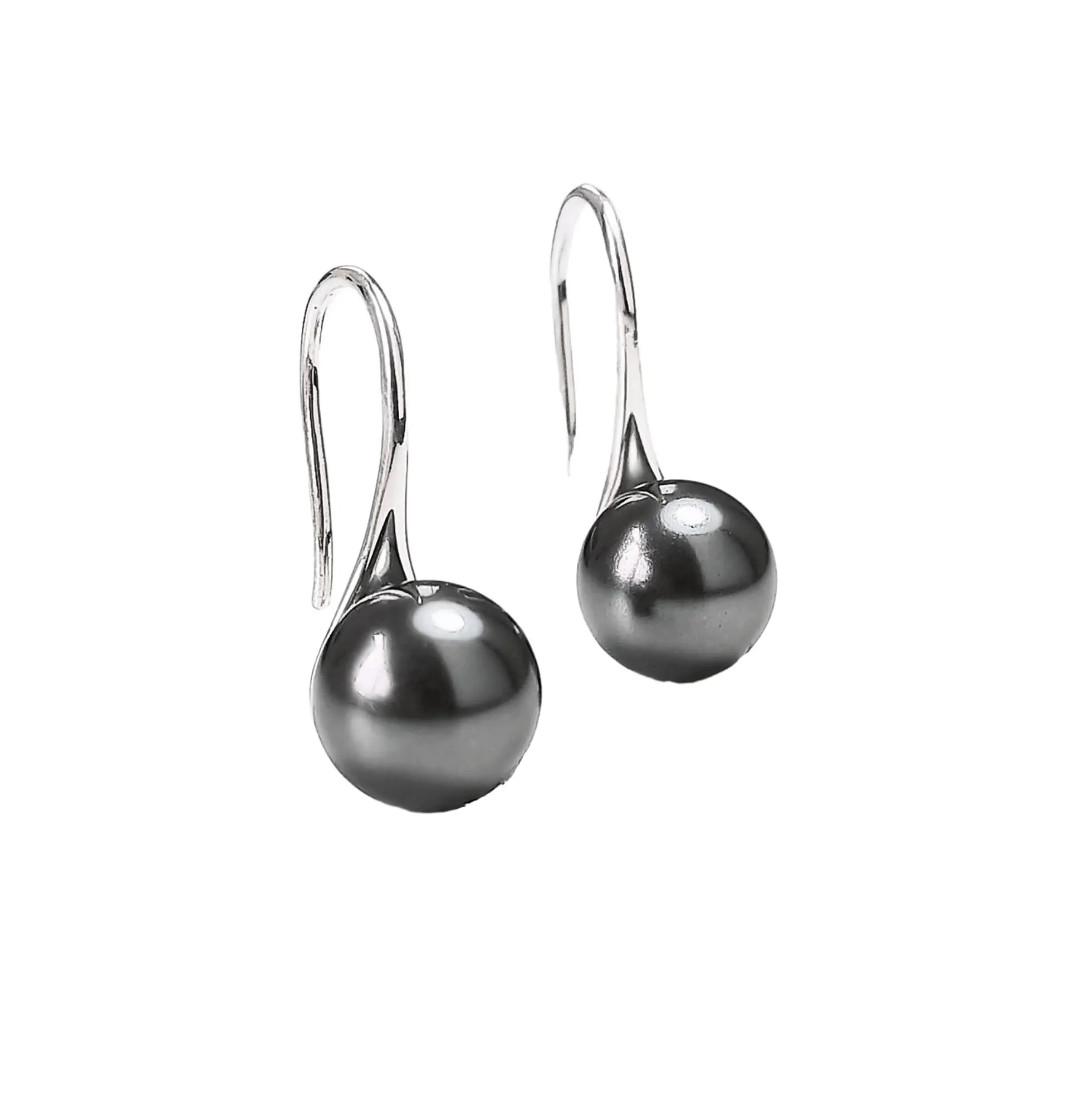 Aros aretes perlas de agua dulce colores plata 925 elegante bellos 7