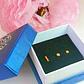 Set Piercing Chapado En Oro 18k Nostril Labret Punto De Luz - Miniatura 4