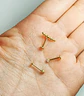 Set Piercing Chapado Oro 18k Nostril Labret Punto Trepador - Miniatura 5