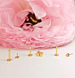 Set Piercing Chapado En Oro 18k Nostril Labret Flor Cono - Miniatura 4
