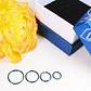 Set 4 Piercing ideal septum Distintos colores Aros Nostril Daith Tragus Helix Pack Punk - Miniatura 4