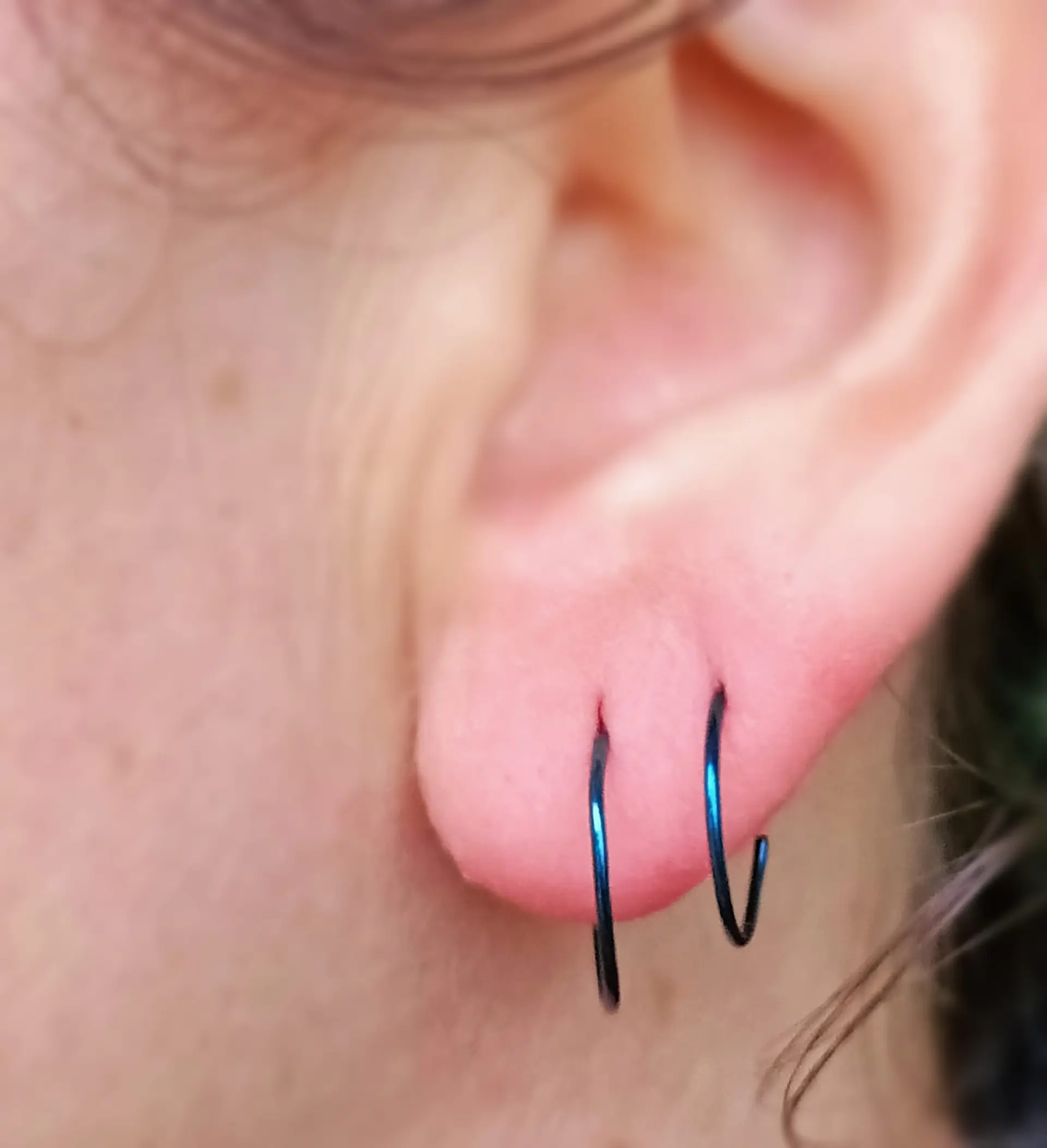 Set 4 Piercing ideal septum Distintos colores Aros Nostril Daith Tragus Helix Pack Punk 6