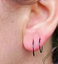 Set 4 Piercing ideal septum Distintos colores Aros Nostril Daith Tragus Helix Pack Punk - Miniatura 6