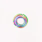Set 4 Piercing ideal septum Distintos colores Aros Nostril Daith Tragus Helix Pack Punk - Miniatura 10