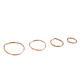 Set 4 Piercing ideal septum Distintos colores Aros Nostril Daith Tragus Helix Pack Punk - Miniatura 15