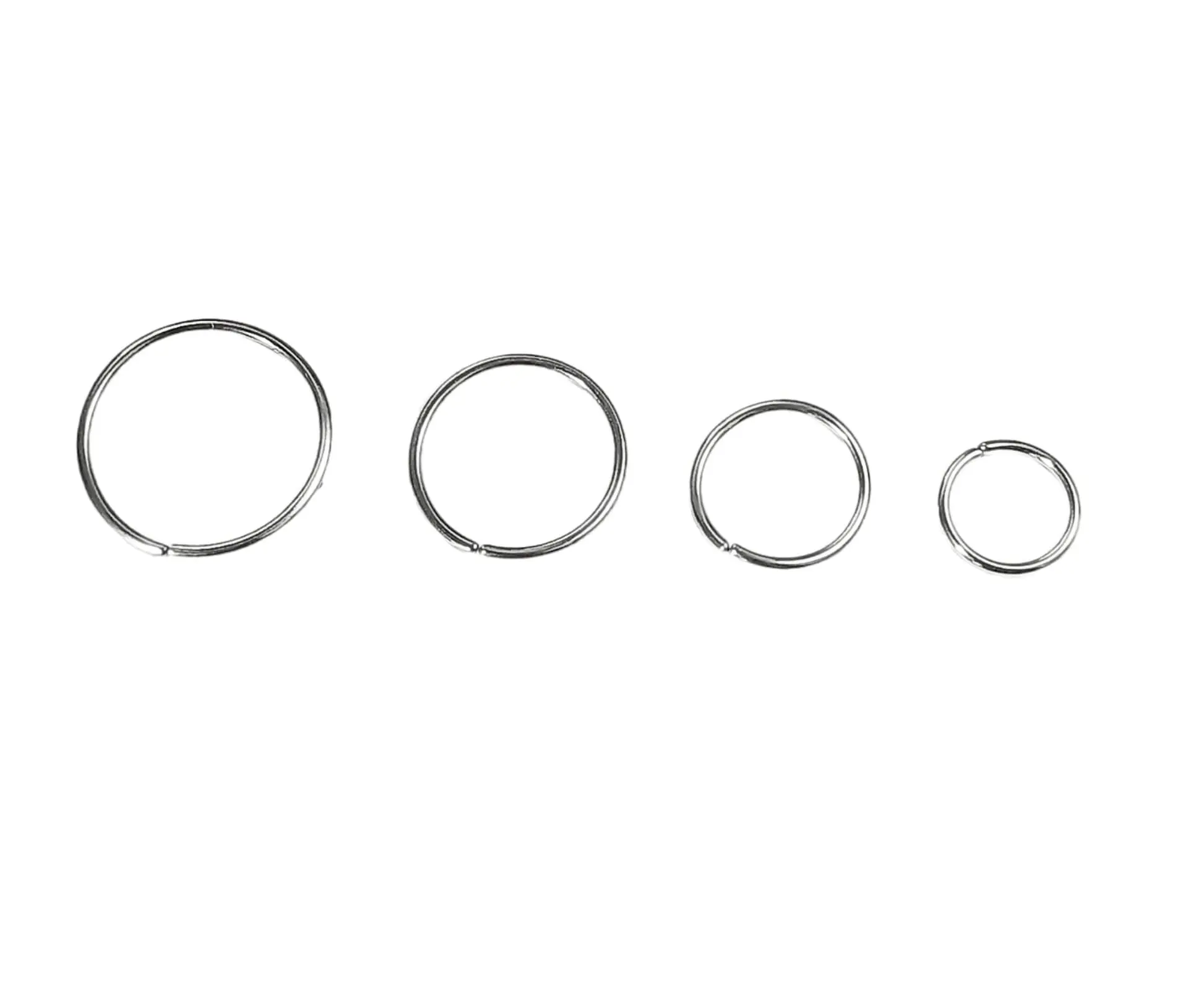 Set 4 Piercing ideal septum Distintos colores Aros Nostril Daith Tragus Helix Pack Punk 17