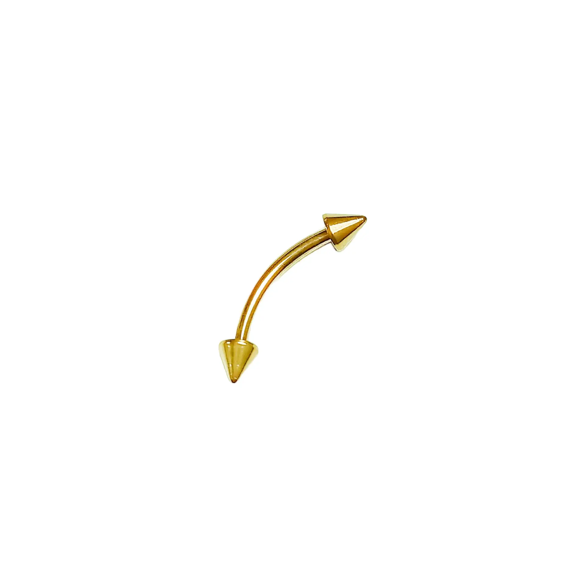 Piercing Ceja Labret Daith Chapado En Oro 18k Punk Tragus 1