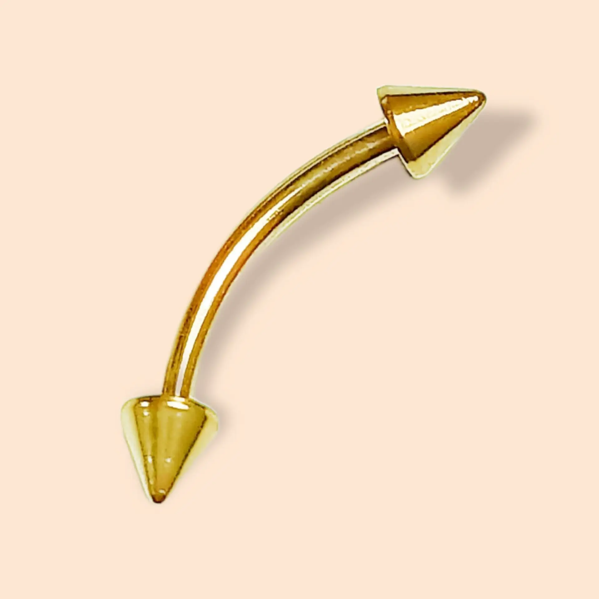 Piercing Ceja Labret Daith Chapado En Oro 18k Punk Tragus 7
