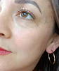 Argollas hoop 25mm chapadas en oro 18k - Miniatura 5