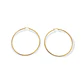 Maxi argollas hoop clásicas 65Mm chapadas en oro 18k  - Miniatura 1
