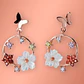 Aros Fairytale Plata fina ley S925 chapados en oro rosa 18kl - Miniatura 9