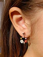 Aros Fairytale Plata fina ley S925 chapados en oro rosa 18kl - Miniatura 5