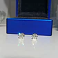 Aros Punto plata 925 Luz Piedra Gema Moissanita - Miniatura 12