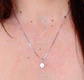 Colgante Plata Fina Punto De Luz 1 Ct Moissanita  - Miniatura 5