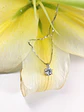 Colgante Plata Fina Punto De Luz 1 Ct Moissanita  - Miniatura 13